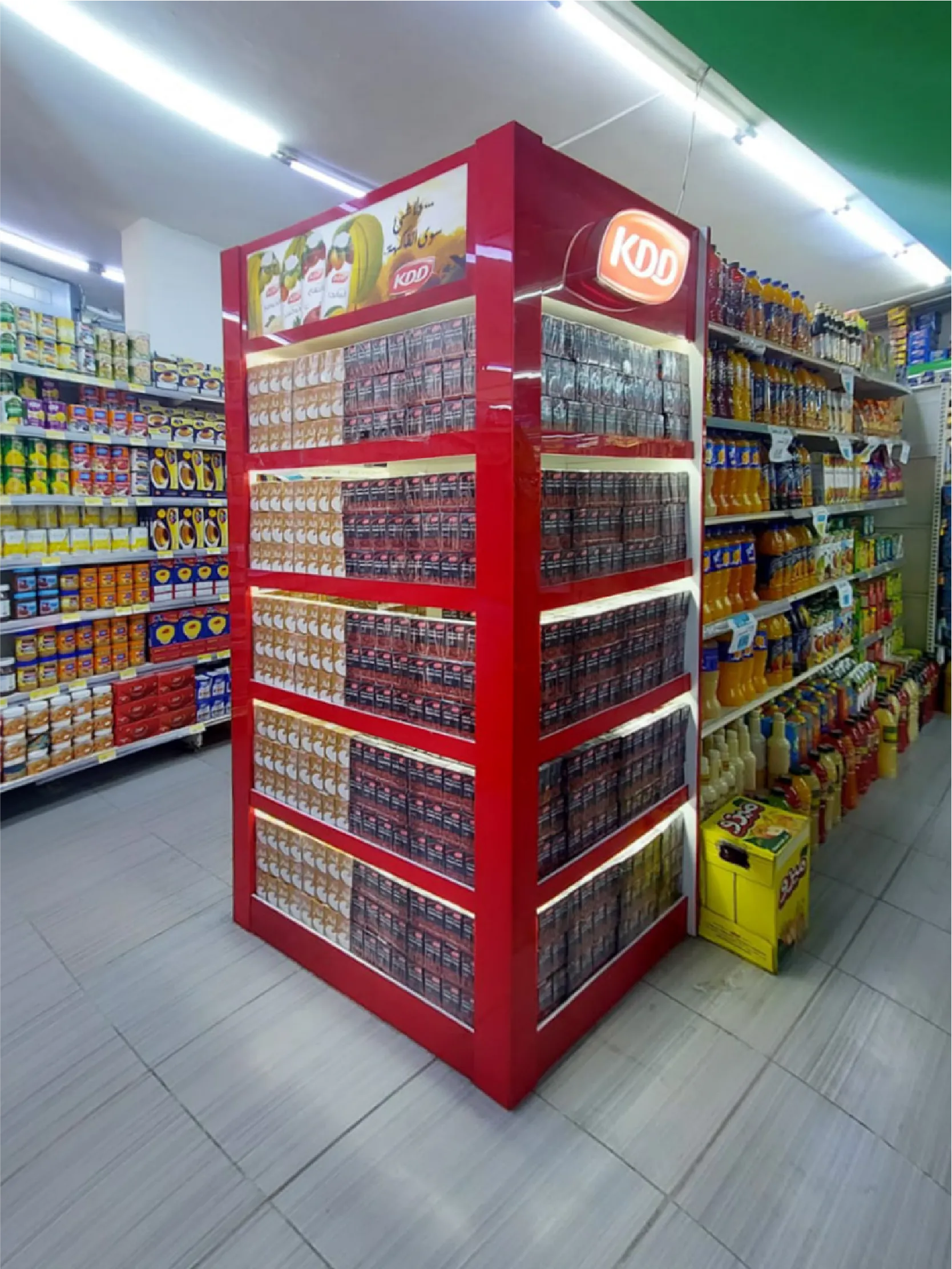 KDD retail display in Jordan · photo 7
